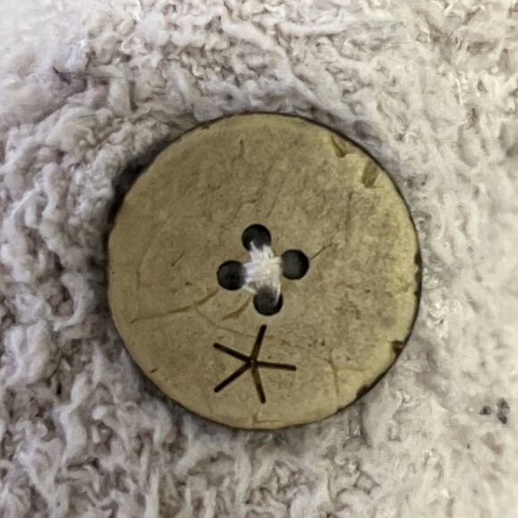 Barefoot Dreams Beige Cozy Chic V-neck Button Down Fuzzy Long Sleeve Cardigan 2X - Picture 4 of 11